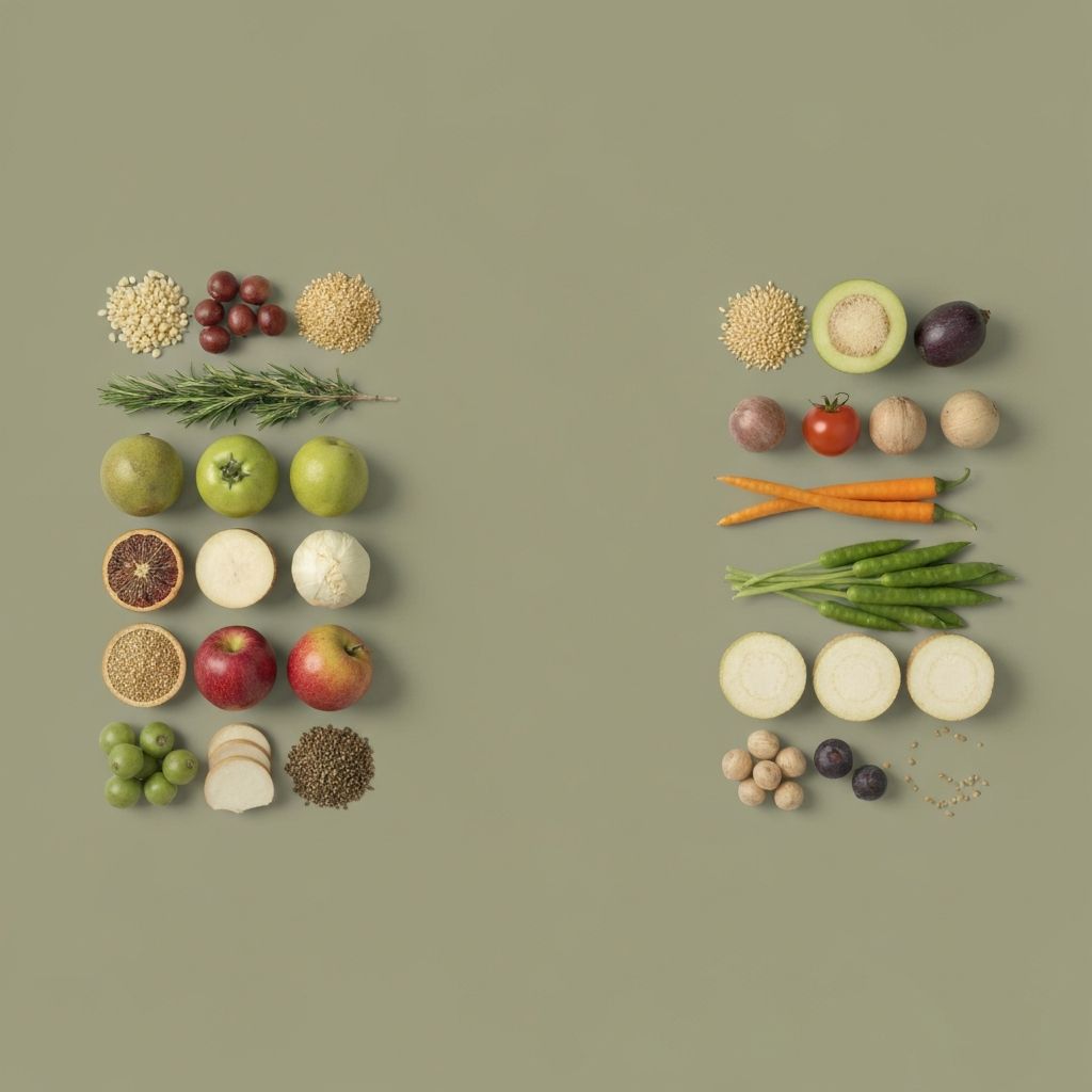 Dietary variety concept